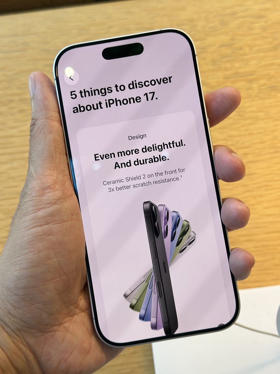 “5 things to discover,” the interactive demo, here on Ceramic Shield 2