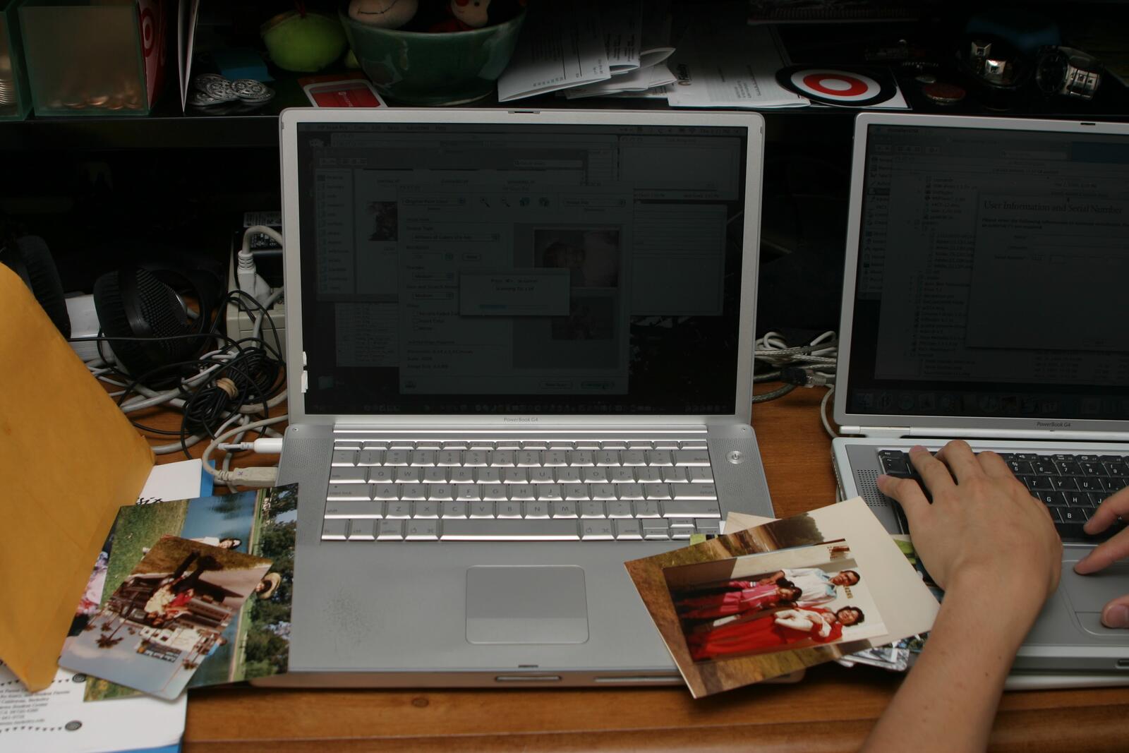 Editing photos across two MacBook Pros